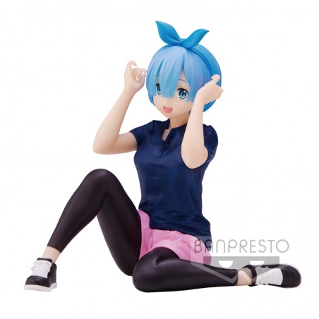 Re:Zero Starting Life in Another World Relax Time Rem Training Ver. Banpresto