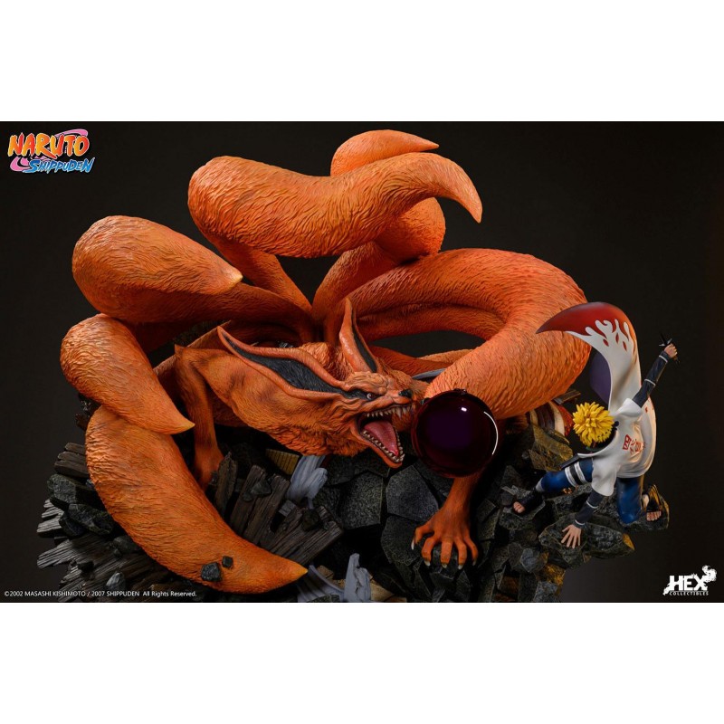 Naruto Shippuden Namikaze Minato vs Kurama Battle of Destiny resin, Hex  Collectibles