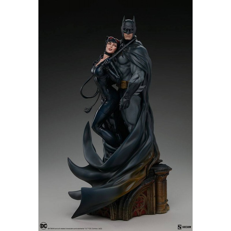 DC Comics Batman & Catwoman Diorama Sideshow Collectibles