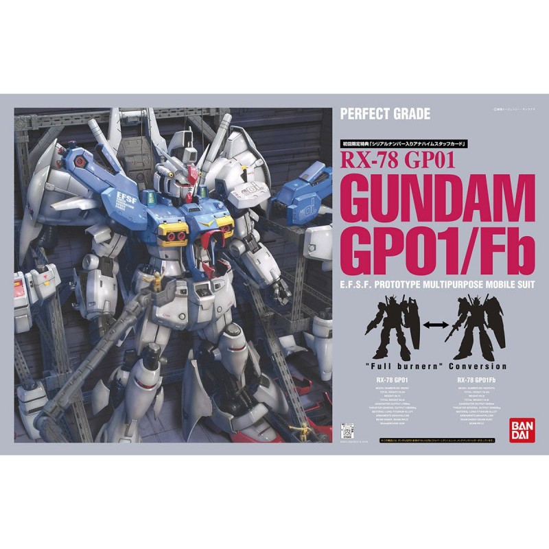 Mobile Suit Gundam Rx 78 Gp01 Fb Gundam Pg Figure Bandai Hobby Global Freaks