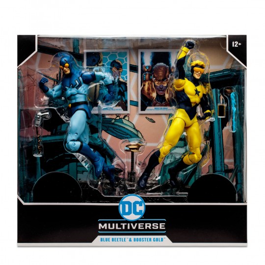 Figura Dc Action Figure Collector Multipack Blue Beetle And Booster Gold Mcfarlane Toys Global 