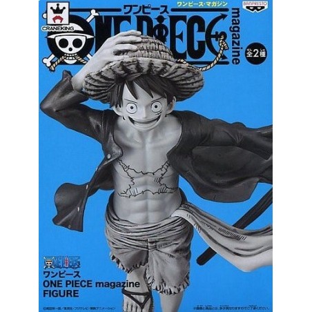 One Piece Luffy B W Magazine Vol 3 Figure Banpresto Global Freaks