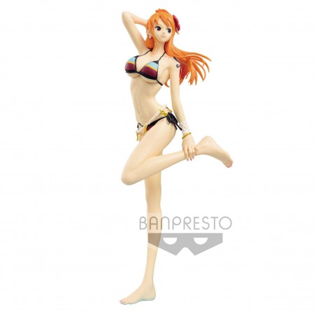 One Piece Nami Glitter Glamours Color Walk Style Figure Banpresto Global Freaks