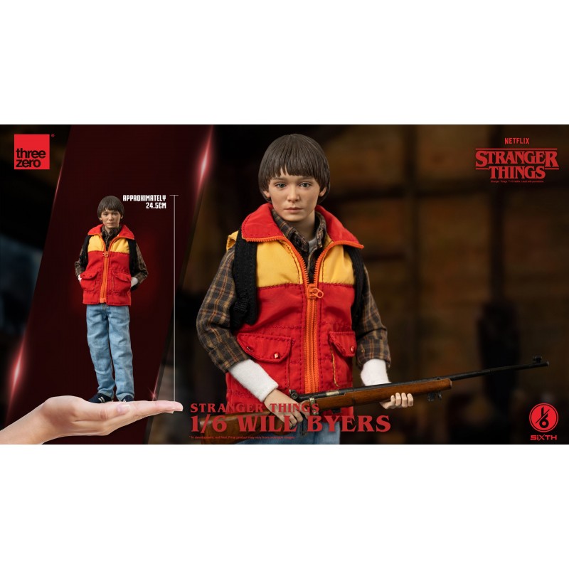 ThreeZero Stranger Things: Will Byers 1:6 Scale Figure : Toys &  Games