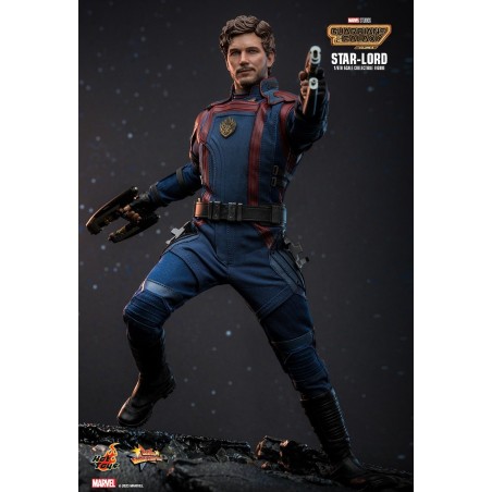 Hot Toys Marvel Movie Masterpiece Star-Lord Infinity War Collectible Figure  - US