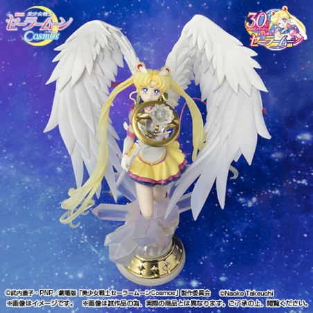 Rukappu Theatrical version Pretty Guardian Sailor Moon Cosmos Eternal Sailor  Moon about 110mm PVC painted movable figure - Discovery Japan Mall