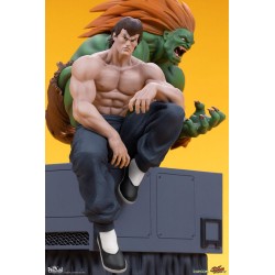 Street Fighter Blanka Statues Combo