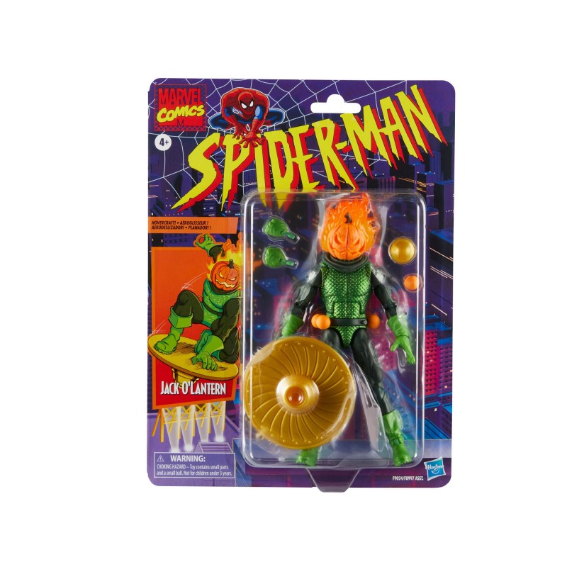 Marvel Comics Spider-Man Jack O'Lantern Marvel Legends Series figure, Hasbro