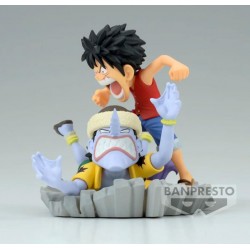 One Piece Monkey D. Luffy WCF Log Stories figure, Banpresto