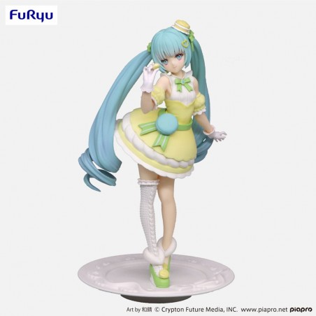 Vocaloid Series Hatsune Miku Macaroon Citron Color Ver. SweetSweets Series FuRyu