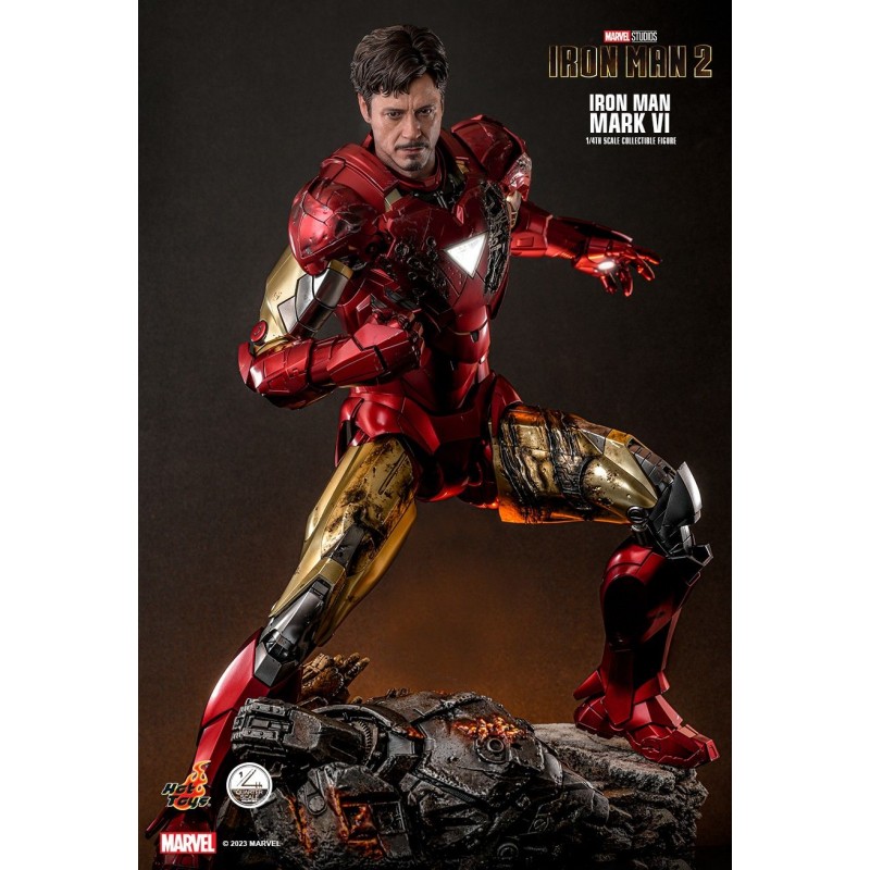 Figurine Hot Toys Iron Man Mark VI Iron Man 2 - Deriv'Store