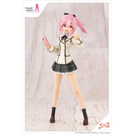 Sousai Shojo Teien Ao Gennai Wakaba Girls' High School Winter Clothes Dreaming Style Monochrome Model Kit Kotobukiya