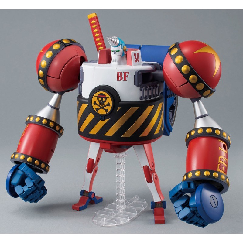 One Piece Franky Shogun Best Mecha Collection figure, Bandai