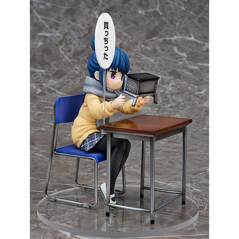 Laid Back Camp Rin Shima Look What I Bought Ver. figure