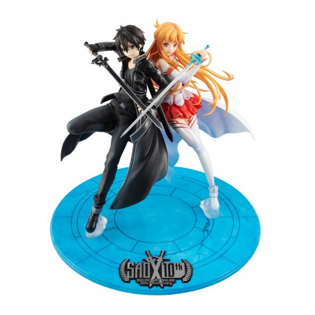 Sword Art Online Kirito & Asuna 10th Anniversary Lucrea Megahouse (PRE-ORDER)