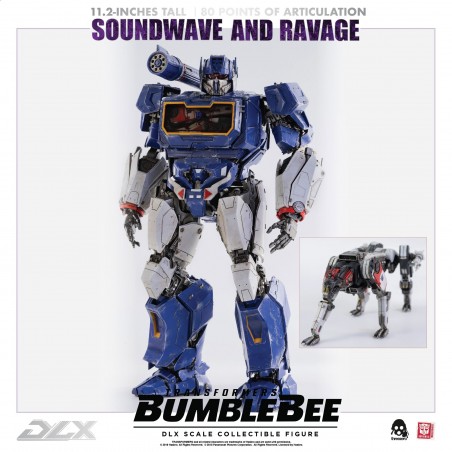 Transformers: Bumblebee Soundwave & Ravage DLX Threezero