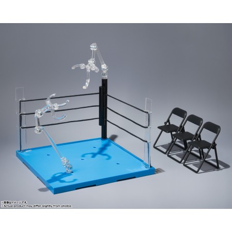 Tamashii STAGE ACT Ring Corner (Neutral Corner) & Pipe Chair Set for S.H. Figuarts Bandai Spirits