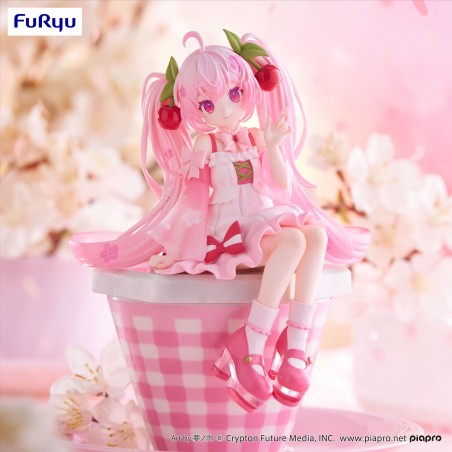 Vocaloid Series Sakura Miku 2025 Noodle Stopper FuRyu