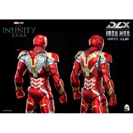 Marvel Infinity Saga Dlx Iron Man Mark 43 Figure Threezero Global Freaks