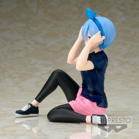 Re:Zero Starting Life in Another World Relax Time Rem Training Ver. Banpresto