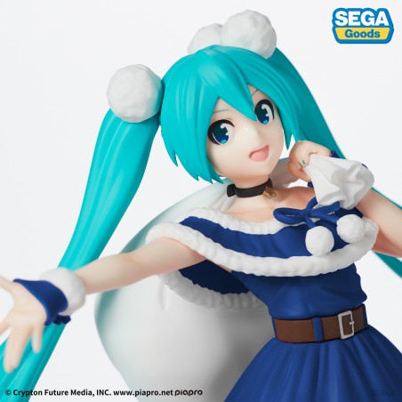 Vocaloid Hatsune Miku Blue Christmas Style 2020 SPM figure | Sega 