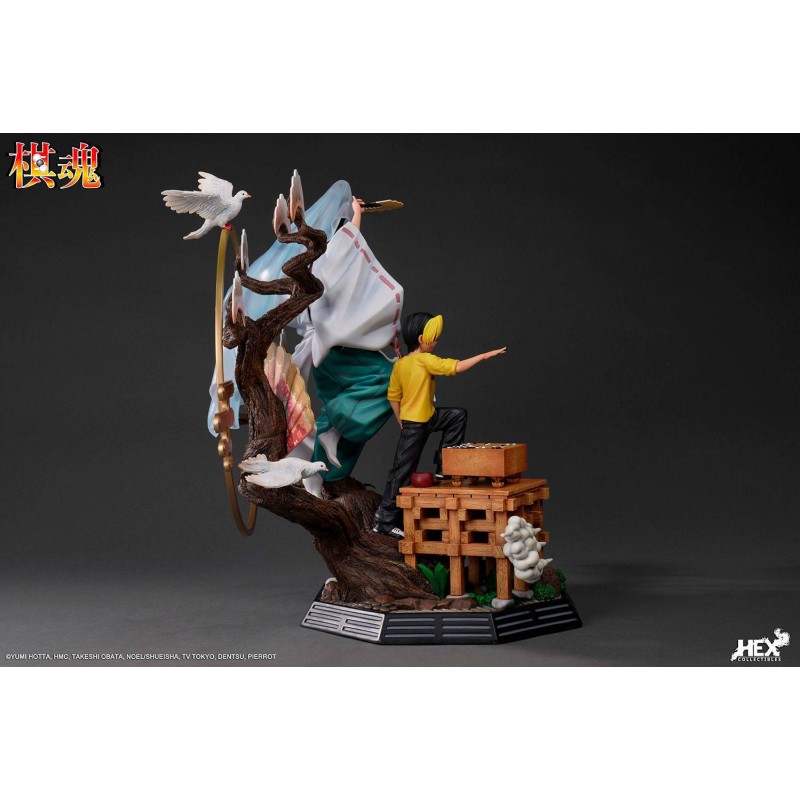 Shindou Hikaru & Fujiwara no Sai: The Divine Move Statue by HEX