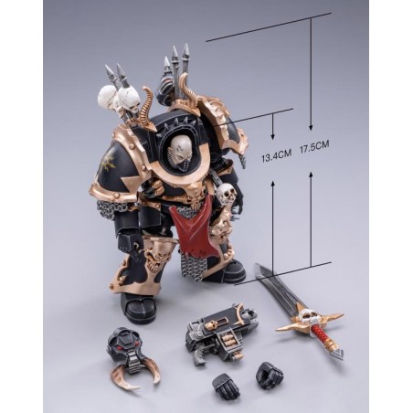 Warhammer 40K Black Legion Brother Gnarl JT2122 JOYTOY 8